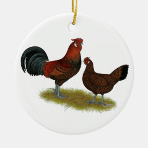 Décoration En Céramique Old English Pheasant Fowl