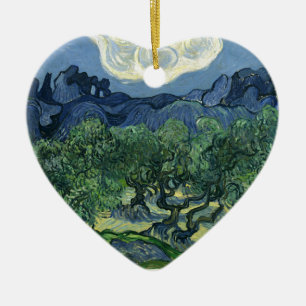 Décoration En Céramique Oliviers par Van Gogh