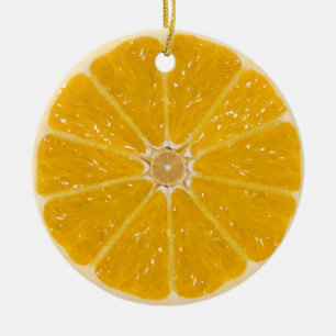 Décoration En Céramique Orange