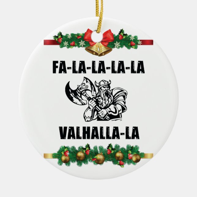 Décoration En Céramique Oreiller de Noël Valhalla Thaillow (Devant)