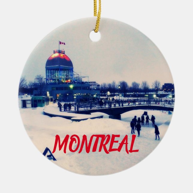 Décoration En Céramique Organisation de Noël de la photo de Montréal (Devant)