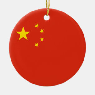 Décoration En Céramique Organisation du drapeau chinois