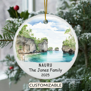 Décoration En Céramique Organisation Nauru personnalisée, Océanie