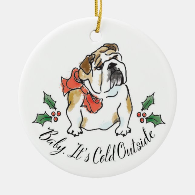 Décoration En Céramique Ornament BabyDog (Devant)