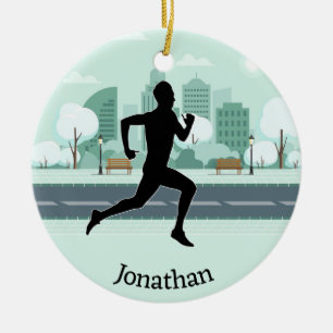 Décoration En Céramique Ornament Runner Jogger