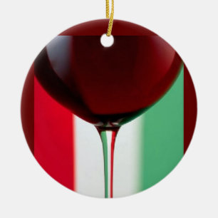 DÉCORATION EN CÉRAMIQUE ORNAMNEMENT DU VIN ITALAIN