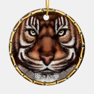 Décoration En Céramique Os tigres