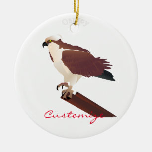 Décoration En Céramique Osprey Hawk Raptor Thunder_Cove