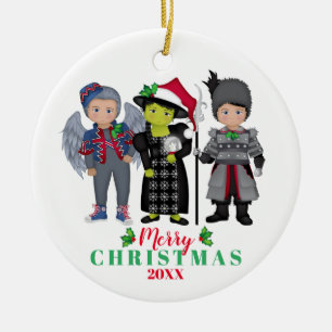 Décoration En Céramique Oz Merry Christmas Team Wicked