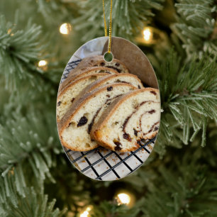 Décoration En Céramique Pain de raisin de cannelle