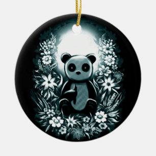 Décoration En Céramique Panda Moon