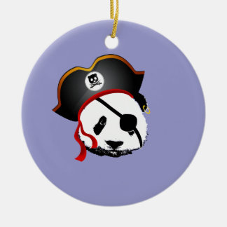 Décoration En Céramique Panda pirate