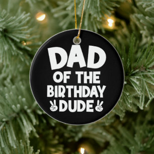 Décoration En Céramique Papa du mec qui fête son anniversaire Cadeau drôle