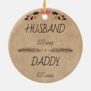 Décoration En Céramique Papa - Nouveau Cadeau Papa