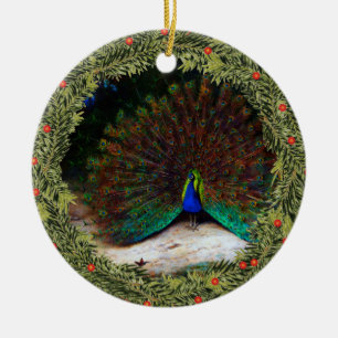 Décoration En Céramique Papillon Peacock et Peacock