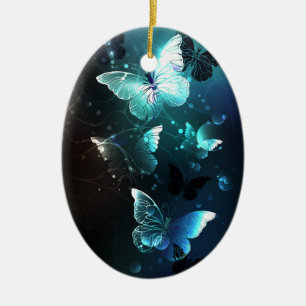 Décoration En Céramique Papillons de nuit