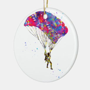 Décoration En Céramique Parachutiste