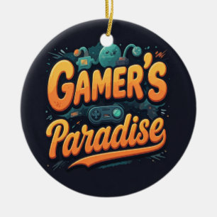 Décoration En Céramique Paradise des Gamer