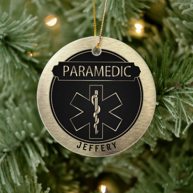 Décoration En Céramique 🚑 paramétrique - Noir et Or (Arbre)