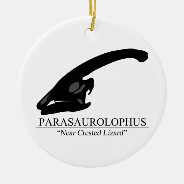 Décoration En Céramique Parasaurolophus (Devant)