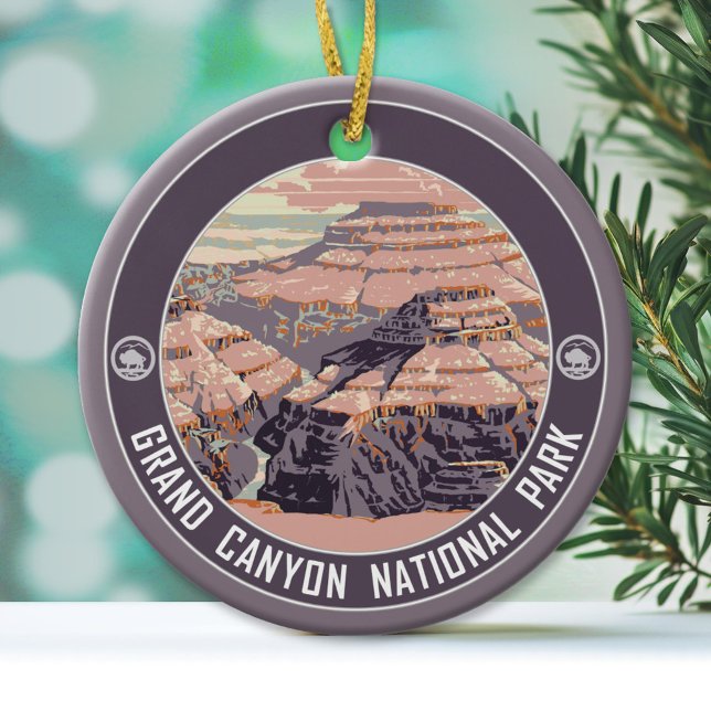 Décoration En Céramique Parc national du Grand Canyon Souvenir (National Park Ornament)