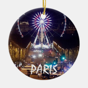 Décoration En Céramique Paris Vacances Pittoresque Noël