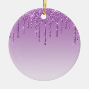 Décoration En Céramique Parties scintillant Lavender Purple Drivers