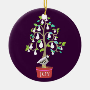 Décoration En Céramique Partridge in a Pear Tree 2010 Ornament