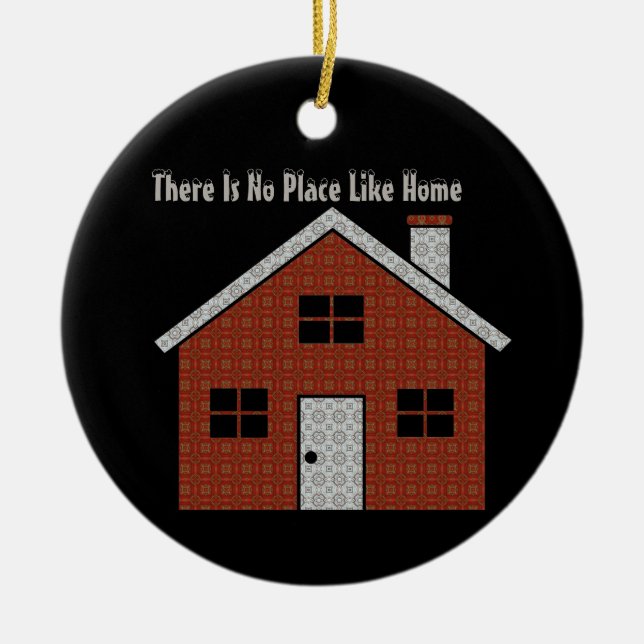 Décoration En Céramique Pas de place comme chez soi (Devant)