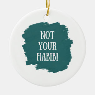 Décoration En Céramique Pas Votre Habibi