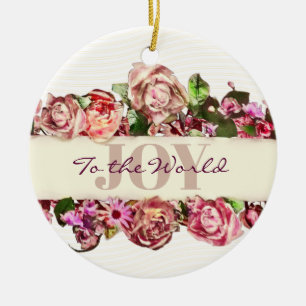 Décoration En Céramique Pastel Elegant Vintage Blush Victorian Rose Person