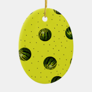 Décoration En Céramique pastèques et produits à base de graines