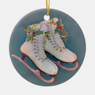 Décoration En Céramique Patins de glace