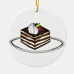 Décoration En Céramique Pâtisserie italienne Tiramisu Boulangerie Espresso