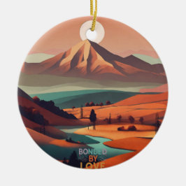 Décoration En Céramique Paysage boho