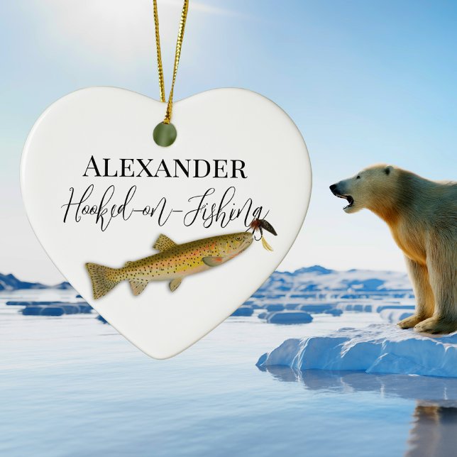 Décoration En Céramique Pêche à la mouche (Créateur téléchargé)