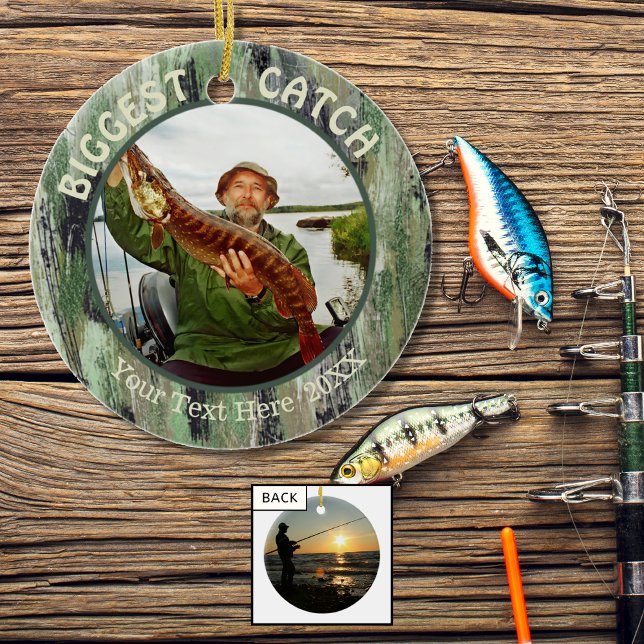 Décoration En Céramique Pêcher LE PLUS GRAND CATCHET, Deux photos (Créateur téléchargé)