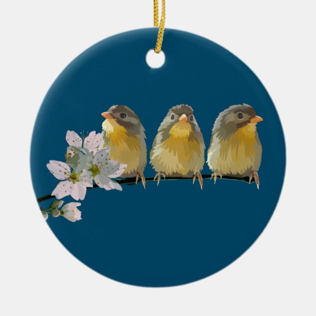 Décoration En Céramique Pekin Robins (Devant)