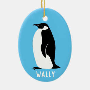Décoration En Céramique Penguin Aqua PERSONNALISER IT