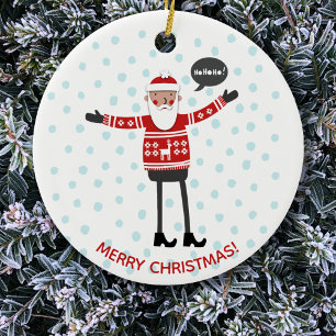 Décoration En Céramique Père Noël