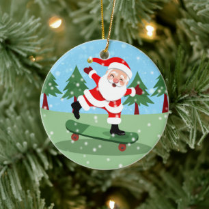 Décoration En Céramique Père Noël