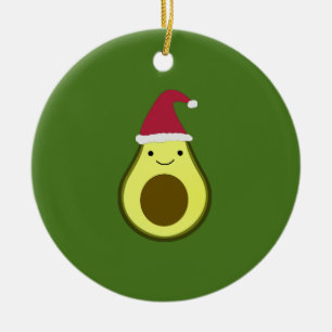 Décoration En Céramique Père Noël Avocado