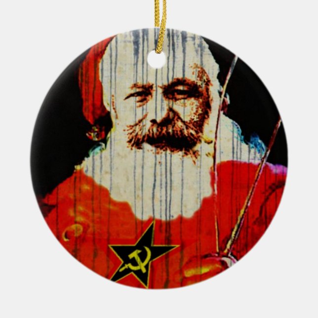 Décoration En Céramique Père Noël Karl (Devant)