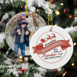 Décoration En Céramique Père Noël Photo Noël Personnalisé