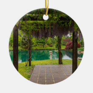 Décoration En Céramique Pergola De Wisteria