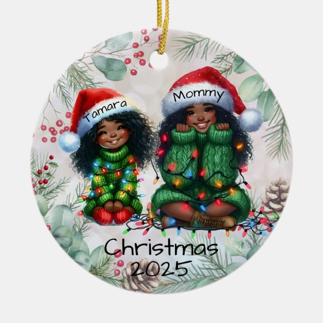 Décoration En Céramique Personalized Christmas Ornament  (Devant)