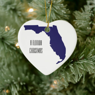 Décoration En Céramique Personalized Florida Ornament