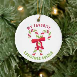Décoration En Céramique Personnalisable couleur préférée Noël