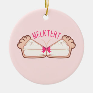 Décoration En Céramique Personnalisé MELKTERT Afrikaanse Boeremeisie