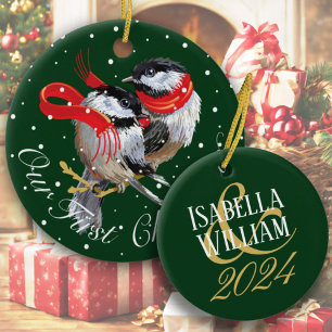 Décoration En Céramique Personnalisé Notre 1er Noël